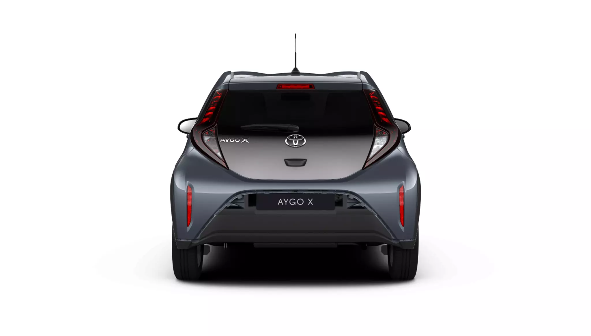 maletero del Toyota Aygo x Cross Play color gris 2025