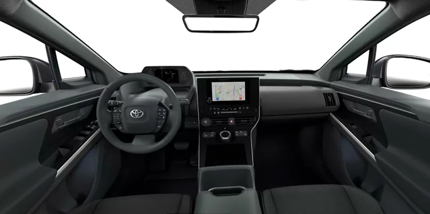 diseño interior del Toyota Aygo x Cross Play color gris 2025