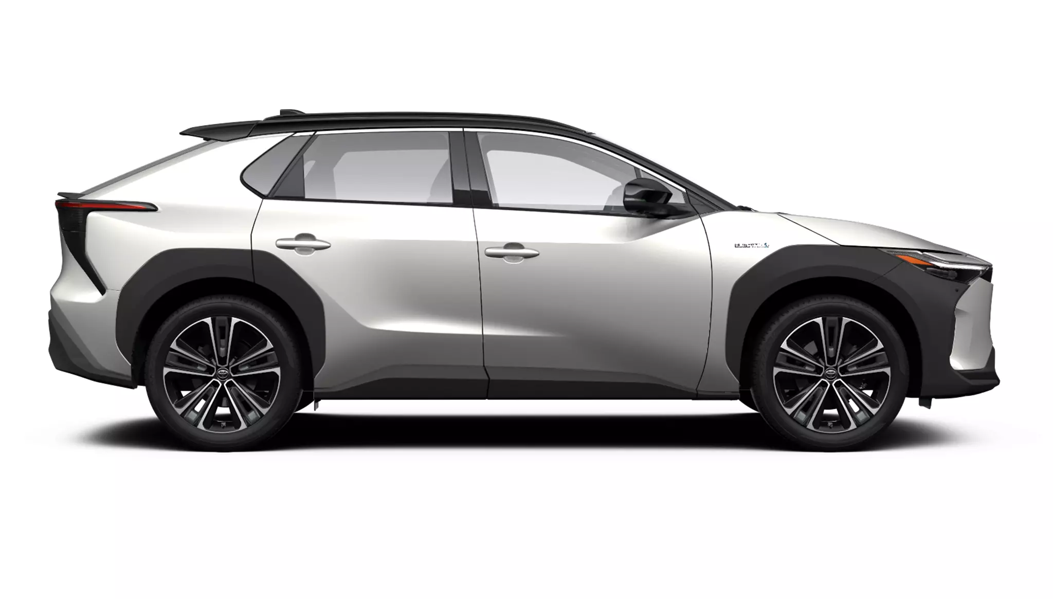 lateral derecho del Toyota Aygo x Cross Play color gris 2025