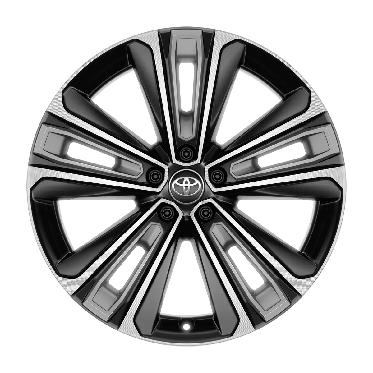 detalle llantas del Toyota Aygo x Cross Play color gris 2025
