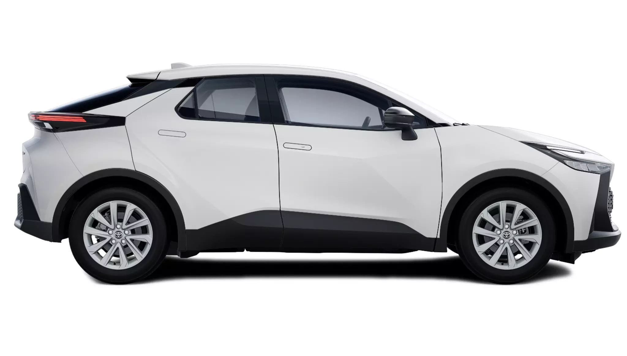 lateral derecho del Toyota Aygo x Cross Play color gris 2025