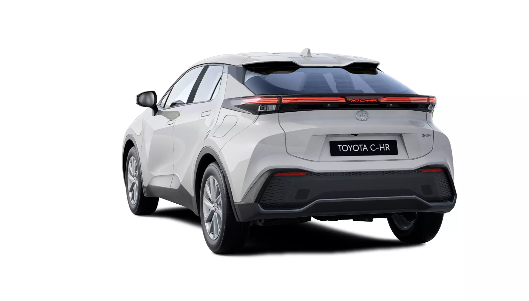visión trasera del Toyota Aygo x Cross Play color gris 2025