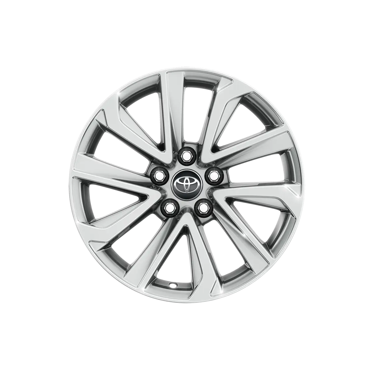 detalle llantas del Toyota Aygo x Cross Play color gris 2025