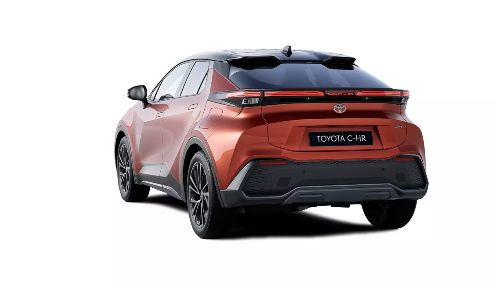 visión trasera del Toyota Aygo x Cross Play color gris 2025