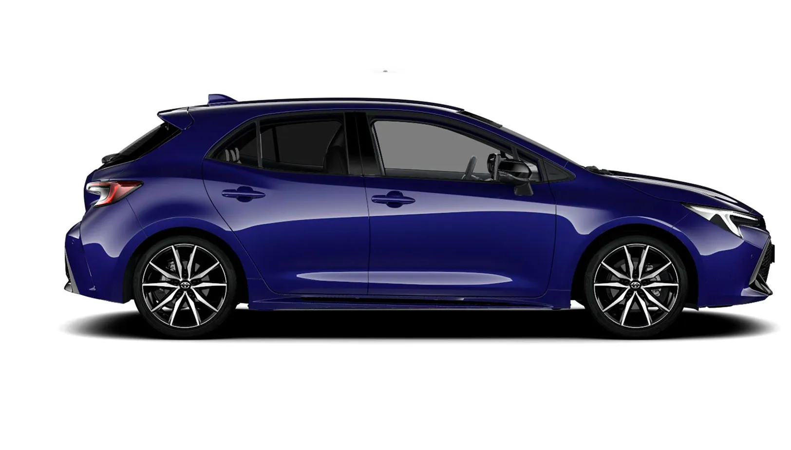 Toyota CorollaGR Sport lateral derecho con llantas de 18"