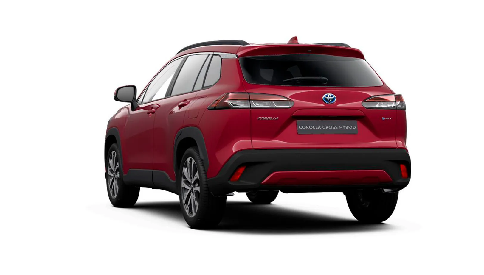 visión trasera del Toyota Aygo x Cross Play color gris 2025