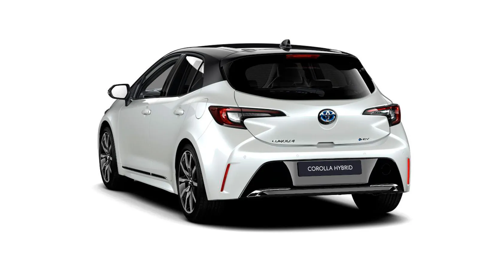 visión trasera del Toyota Aygo x Cross Play color gris 2025