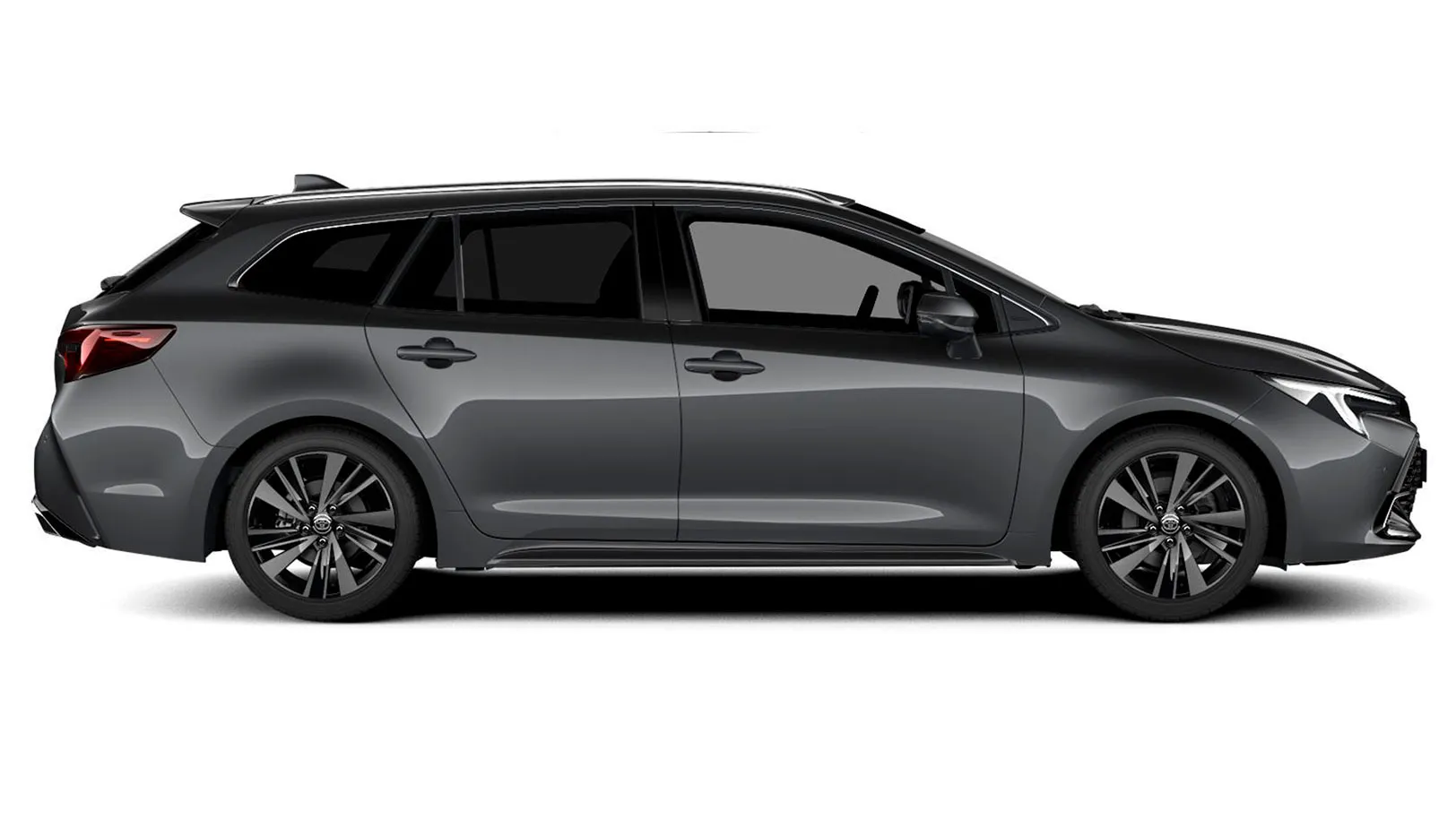 lateral derecho del Toyota Aygo x Cross Play color gris 2025