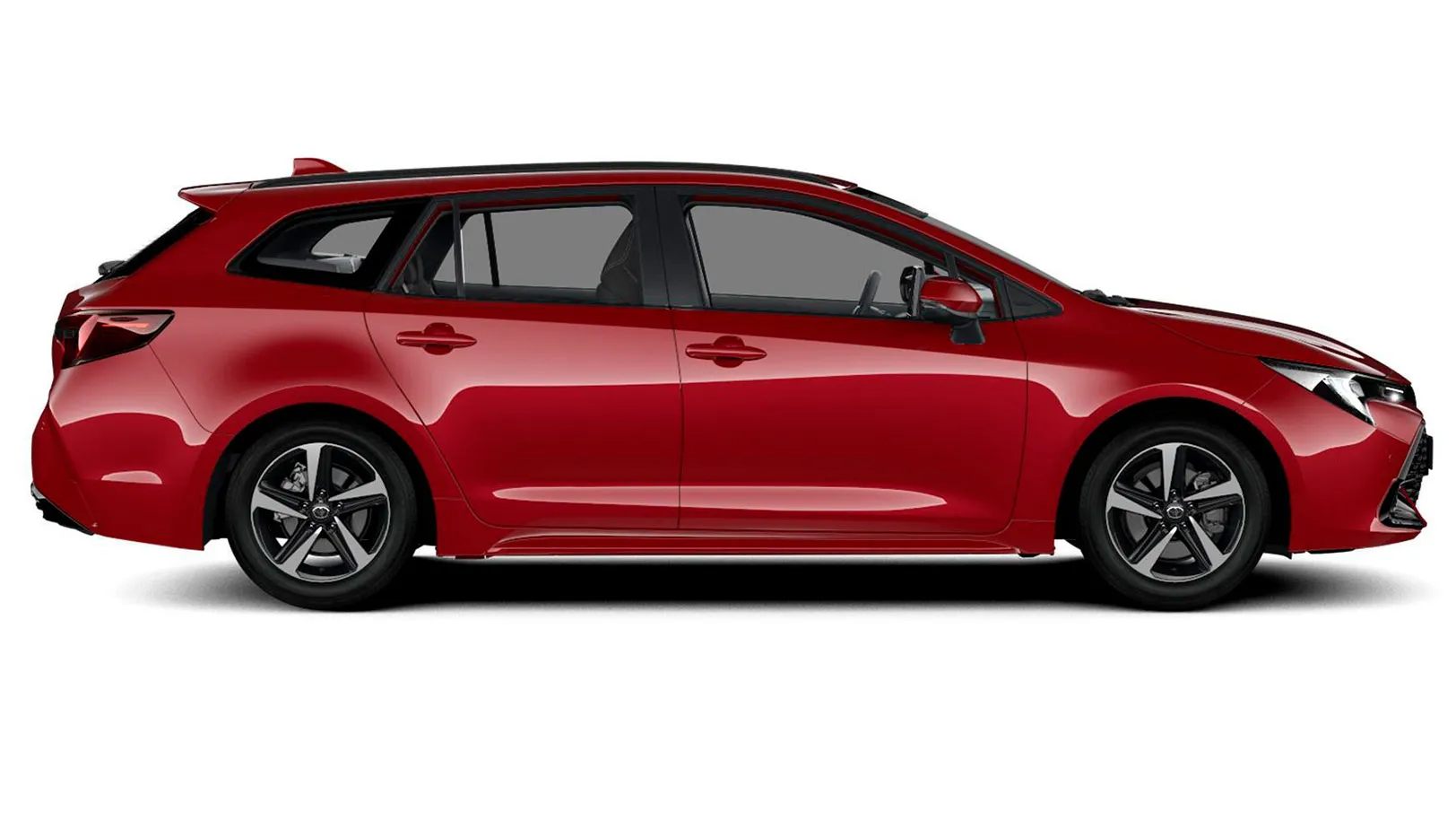 lateral derecho del Toyota Aygo x Cross Play color gris 2025