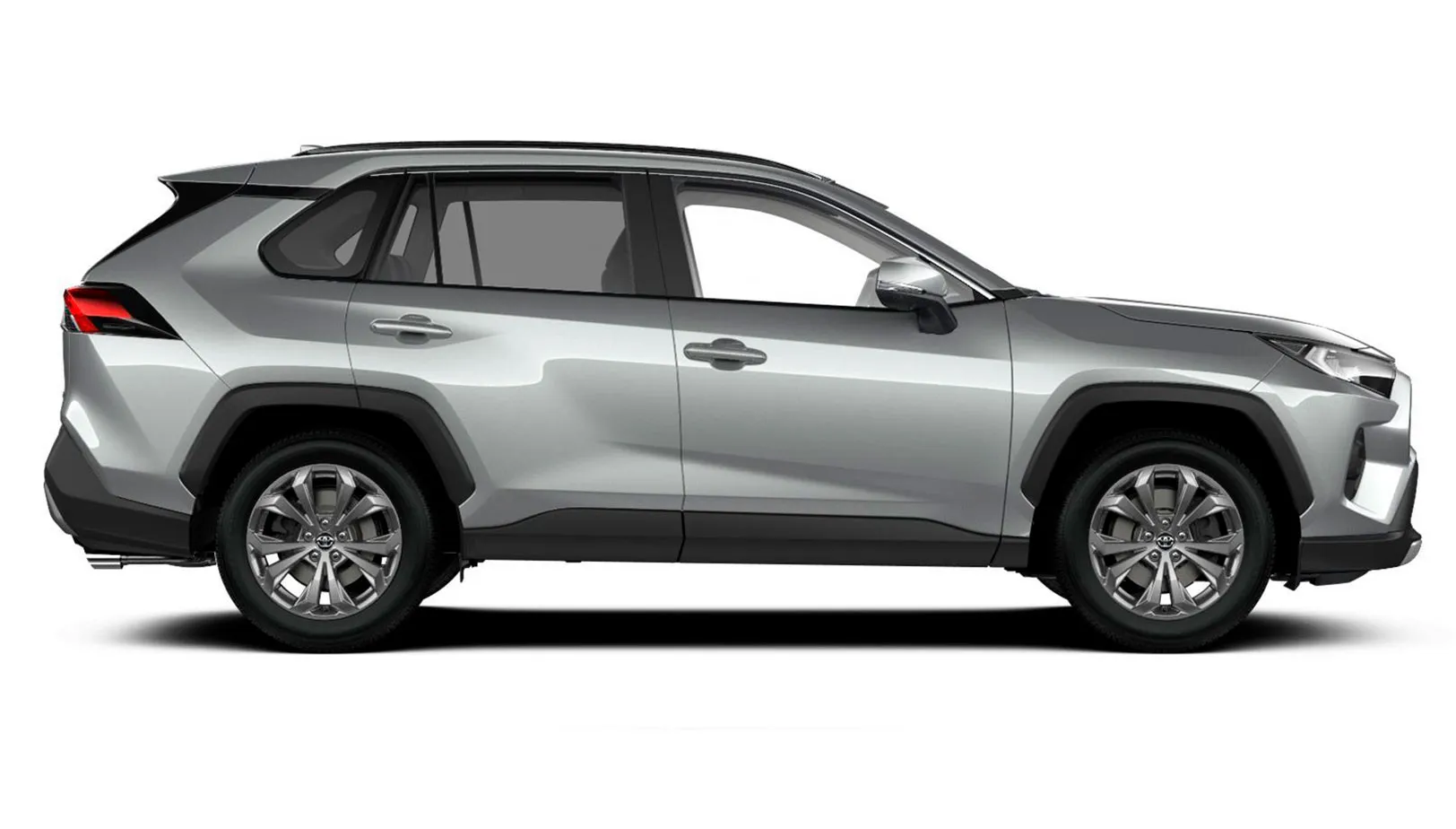 lateral derecho del Toyota Aygo x Cross Play color gris 2025