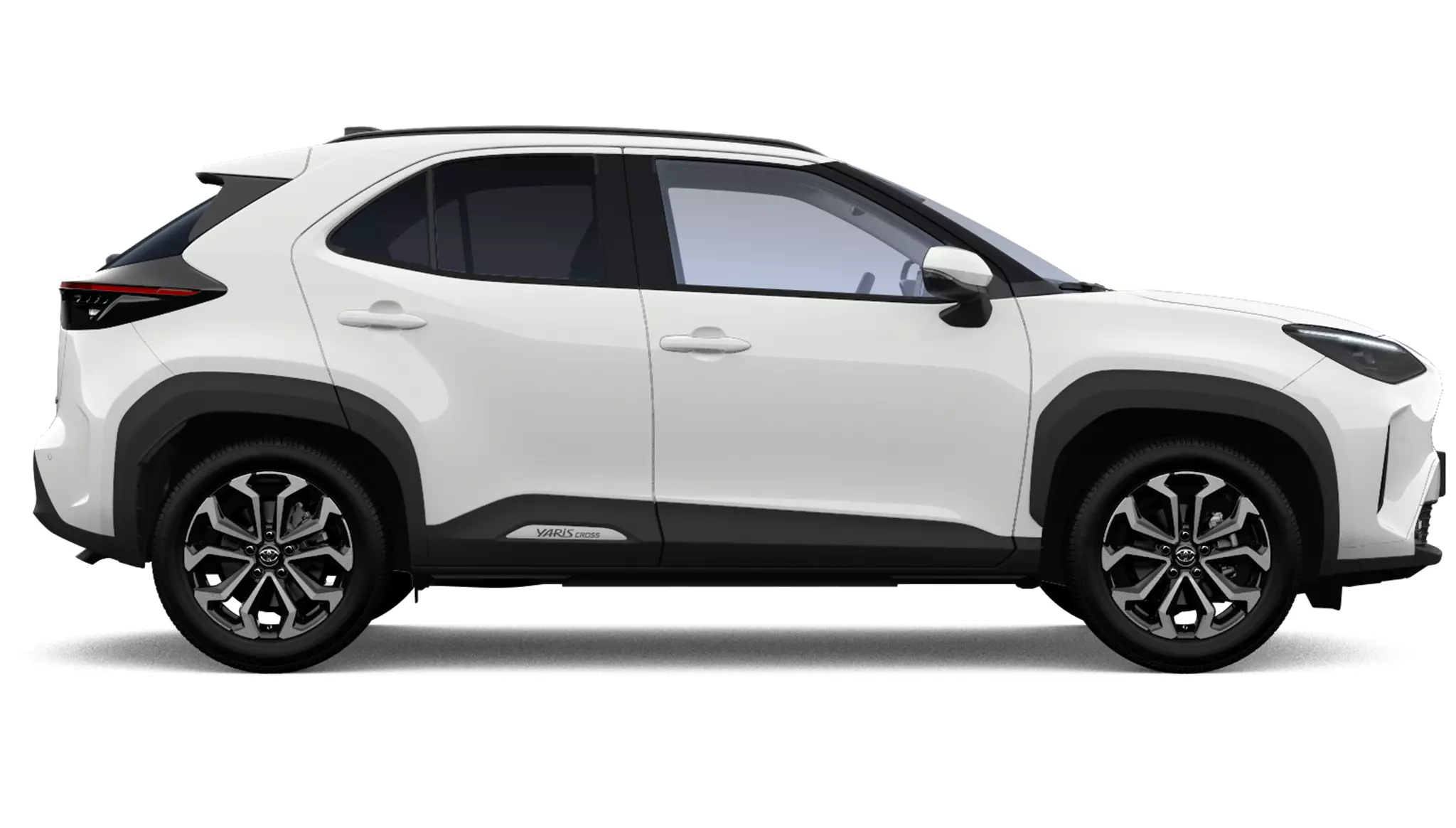lateral derecho del Toyota Aygo x Cross Play color gris 2025