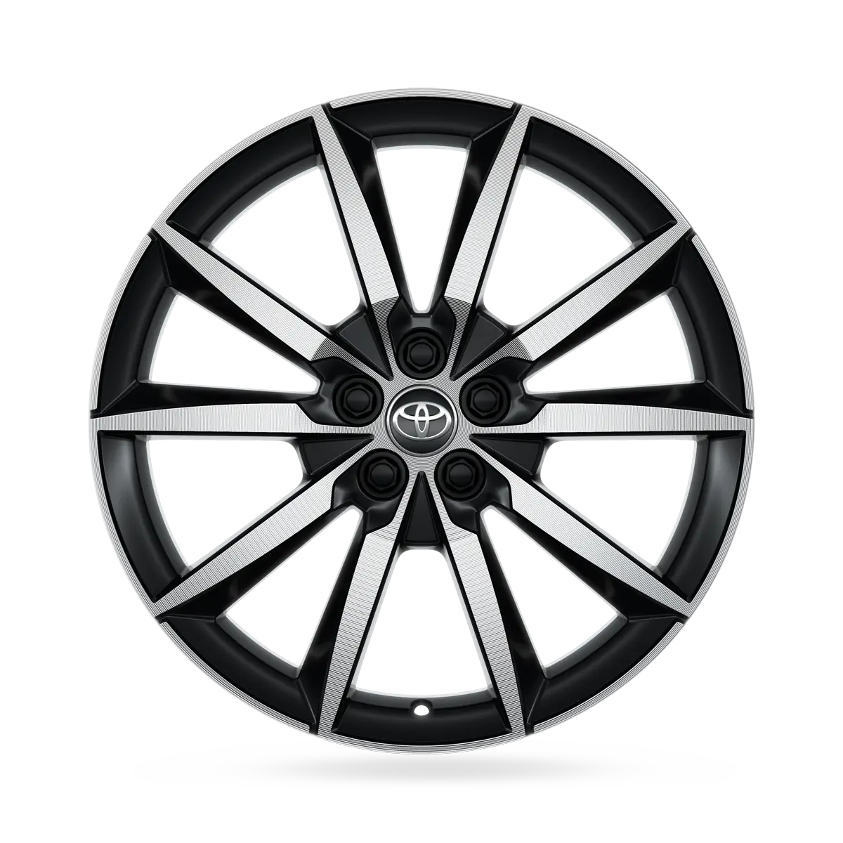 detalle llantas del Toyota Aygo x Cross Play color gris 2025