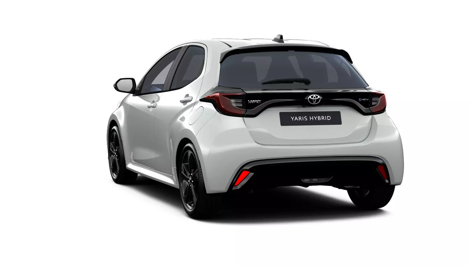 visión trasera del Toyota Aygo x Cross Play color gris 2025